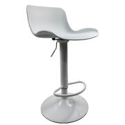 ARTELIBRE Σκαμπό Bar QUERIDA Λευκό PP/Μέταλλο 44x45x58/81-79/102cm