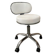 ARTELIBRE Καρέκλα Εργασίας FIRMEZA Λευκό/Χρώμιο PU/Μέταλλο 47x47x67/78cm