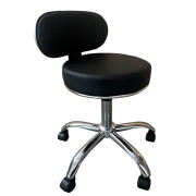 ARTELIBRE Καρέκλα Εργασίας FIRMEZA Μαύρο/Χρώμιο PU/Μέταλλο 47x47x67/78cm