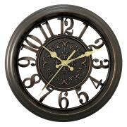 ArteLibre Ρολόι Τοίχου Μαύρο Πλαστικό Φ27.8x4.1cm