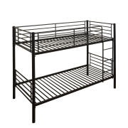 ARTELIBRE Κουκέτα NICKY Μαύρο Μέταλλο 97x210x160cm (Στρώμα 90x200cm)