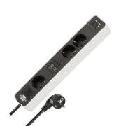 Πολύπριζο 3 θέσεων με Χρονοδιακόπτη και θύρες USB-A και USB-C 1153230026 BRENNENSTUHL Ecolor