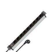 Brennenstuhl ΠΟΛΥΠΡΙΖΟ RACKMOUNT 19'' 1U 9 ΘΕΣΕΩΝ BRENNE 1390007009 ALU LINE