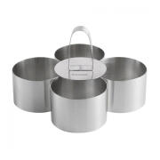 Σετ Ανοξείδωτα Τσέρκια με Πρέσα 5 τμχ VonShef 1507108