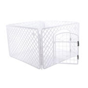 Multistore Πλαστικό Τετράγωνο Κλουβί - Πάρκο Εκπαίδευσης Σκύλου 90 x 90 x 60 cm Multistore 15104-1