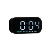 Osio OCA-3015B ξυπνητήρι με ένδειξη θερμοκρασίας και ημερομηνίας, Μαύρο