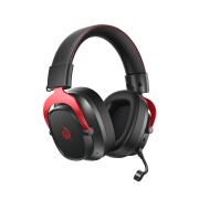 QCY Heroad VT200 Pro Tri-mode Red Wired/Wireless/BT Gaming Headset 53mm Metal Headband PS4/PS5/PC