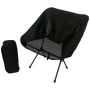 Campus Πολυθρόνα πτυσσόμενη, μεταλλική, μαύρη