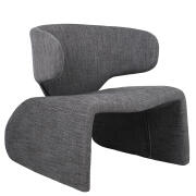 ARTELIBRE Πολυθρόνα HIMALIA Γκρι Ύφασμα/Μέταλλο/Ξύλο 73x78x75cm