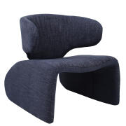 ARTELIBRE Πολυθρόνα HIMALIA Μπλε Ύφασμα/Μέταλλο/Ξύλο 73x78x75cm