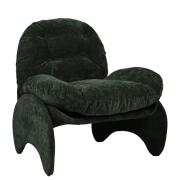 ARTELIBRE Πολυθρόνα ANANKE Πράσινο Ύφασμα/Μέταλλο/Ξύλο 85x78x84cm