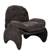 ARTELIBRE Πολυθρόνα ANANKE Γκρι Ύφασμα/Μέταλλο/Ξύλο 85x78x84cm