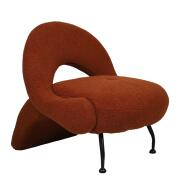 ARTELIBRE Πολυθρόνα PASIPHAE Πορτοκαλί Ύφασμα/Μέταλλο/Ξύλο 80x86x80cm