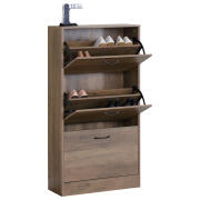 ARTELIBRE Παπουτσοθήκη BRANTLEY Elm Wood Μοριοσανίδα 60x24x116cm