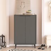 ARTELIBRE Παπουτσοθήκη BUTE Ανθρακί Μοριοσανίδα/Μελαμίνη 105.6x35.5x72cm