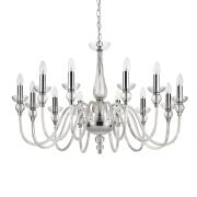 Ideal Lux Κρεμαστό Φωτιστικό Οροφής Πολύφωτο Doge SP12 168906 E14 max 12 x 40W Διάφανο