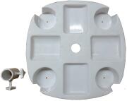 Velco Τραπέζι Πλαστικό Ιστού Ομπρέλας για Ιστό