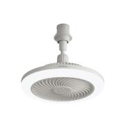 DICTRO LUX ΑΝΕΜΙΣΤΗΡΑΣ ΟΡΟΦΗΣ ΜΕ ΦΩΣ LED E27 25CM 586128  ΛΕΥΚΟΣ