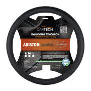 CARTECH ΚΑΛΥΜMA ΤΙΜΟΝΙΟΥ ARISTON LEATHER FEELING ΜΑΥΡΟ SM