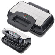 First Austria FA-5305-4 Αντικολλητική βαφλιέρα για 2 βάφλες 700W