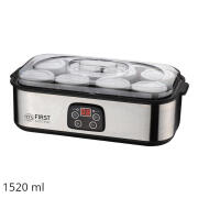 First Austria Ψηφιακή Γιαουρτομηχανή με 8 Βαζάκια 1520 ml FA-5120-2