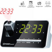 First Austria FA-2421-7 Ψηφιακό ξυπνητήρι με προτζέκτορα, FM και διπλή αφύπνιση με επιλογή ημερών
