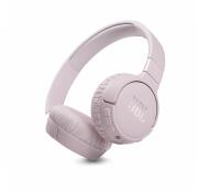 JBL Tune 660NC Ασύρματα/Ενσύρματα On Ear Ακουστικά με 44 ώρες Λειτουργίας και Quick Charge Rose