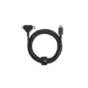 Native Union Belt Cable Duo 2in1, USB C TO USB-C & Lighting, 1.5M, (Cosmos)