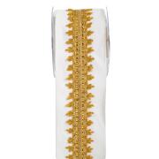 ΚΟΡΔ.HALIMA VELVET 10cm x 4.5m ΛΕΥΚΟ