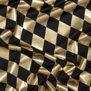 ΥΦΑΣΜΑ ARLECCHINO 140cm X 3m ΜΑΥΡΟ-ΧΡΥΣΟ