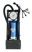 ALCA τρόμπα ποδιού 201200 με μανόμετρο 100PSI μπλε
