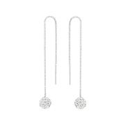 Amor Γυνακεία σκουλαρίκια κρεμαστά ασημένια - 2017157