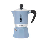 Bialetti Rainbow Καφετιέρα 3 Φλιτζανιών Light Blue 130ml- Αλουμίνιου