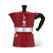 Bialetti Καφετιέρα 3 Φλιτζανιών Moka Express Red Marocco- Αλουμινίου