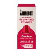 Bialetti Κάψουλες Espresso Cioccolato Deciso Συμβατές με Nespresso - Συσκευασία 10 Τεμαχίων