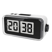 LIFE Επιτραπέζιο ψηφιακό ρολόι / ξυπνητήρι με οθόνη LCD και retro flip design LIFE DESK FLIP