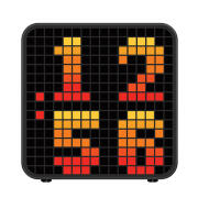 LIFE Επιτραπέζιο ψηφιακό ρολόι/ξυπνητήρι με έγχρωμη οθόνη RGB LED pixel art LIFE PIXEL