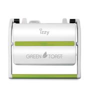 Izzy Τοστιέρα με Κεραμικές Πλάκες Με Ραβδώσεις για 2 Τοστ 800W Πράσινη Panini Ceramic Green Toast