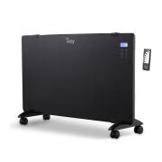 Izzy Θερμοπομπός Δαπέδου 2200W με Ηλεκτρονικό Θερμοστάτη 29x83cm IZ-9017 Μαύρος
