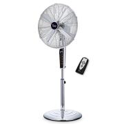 Izzy Ανεμιστήρας Ορθοστάτης 70W Διαμέτρου 40cm με Τηλεχειριστήριο IZ-9024 16" Ασημί