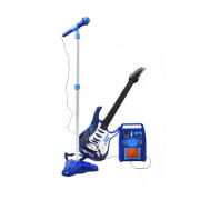 Kruzzel Σετ Ηλεκτρική Παιδική Κιθάρα με Τρίποδο Μικρόφωνο και Ενισχυτή Kruzzel 22409