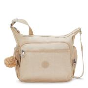 Kipling Τσάντα ώμου Gabbie Sparkled Beige