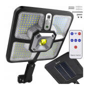 Izoxis Επιτοίχιος Ηλιακός Προβολέας με Αισθητήρα Κίνησης και Τηλεχειριστήριο 8 W 22736