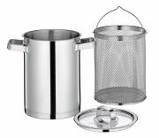 Kuechenprofi Σκεύος για Σπαράγγια San Remo Ανοξείδωτο 16 cm - 4 ltr.