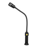 PCWork Επαναφορτιζόμενος μαγνητικός φακός εργασίας με εύκαμπτο βραχίονα, 400lm. PCWork PCW12F