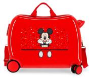 Disney Βαλιτσάκι παιδικό καμπίνας 38x50x20cm ABS σειρά Its a Mickey Thing Red