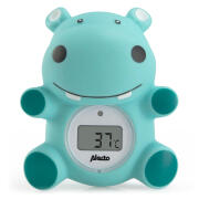ALECTO Ψηφιακό θερμόμετρο μπάνιου και δωματίου, σε παιδικό σχέδιο ιπποπόταμος. ALECTO BC-11