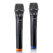 Lenco Σετ 2 Aσύρματων Μικροφώνων με Δέκτη 6.3 mm. MCW-020BK