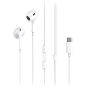 XO Ακουστικά Ενσύρματα Στερεοφωνικά 4ης Γενιάς με Μικρόφωνο USB-C XO EP74 Λευκά