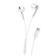 XO Ενσύρματα Ακουστικά Crescent με Μικρόφωνο USB-C- XO EP66 Λευκά